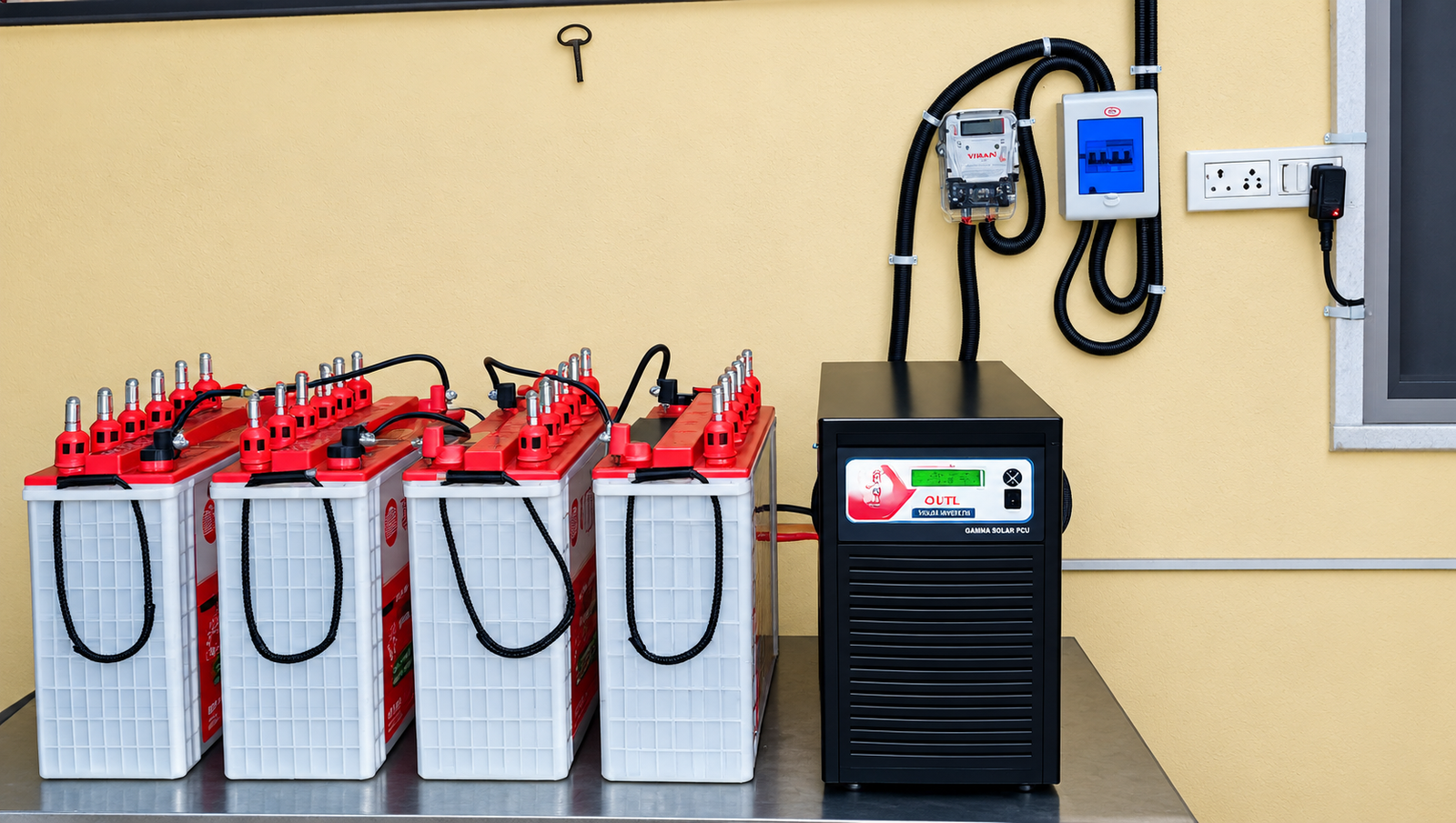 Solar Inverter & Battery Backup System